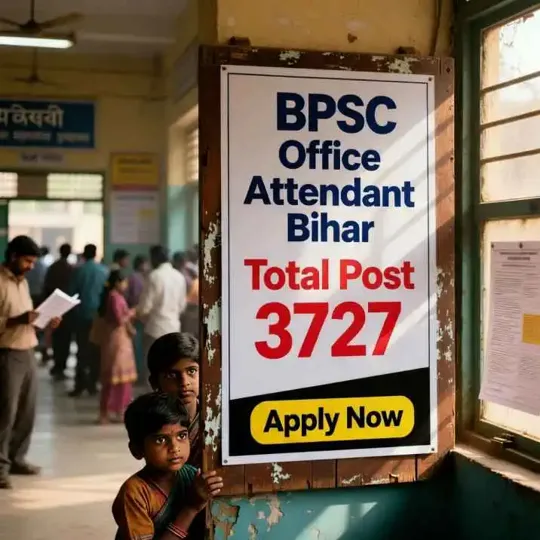 Office Attendant BPSC Recruitment 2025