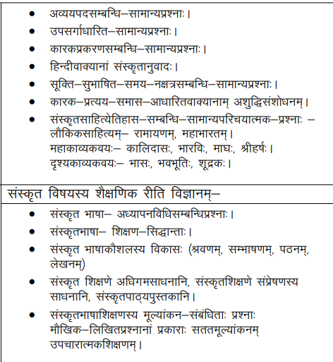 REET Level 1 Syllabus 2025